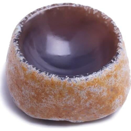 Agate Bowl Teacup Natural Jade Master Crystal Cup Carnelian Flowerpot KungFu Tea Sets Ashtray Teaware Creative Novelty