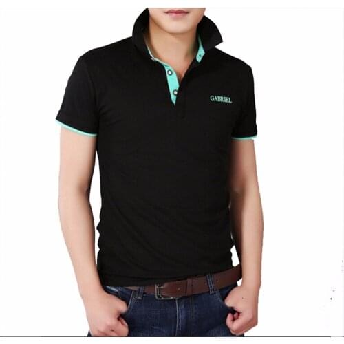 ANJOYFREEDOM Short Sleeve Polos For Men