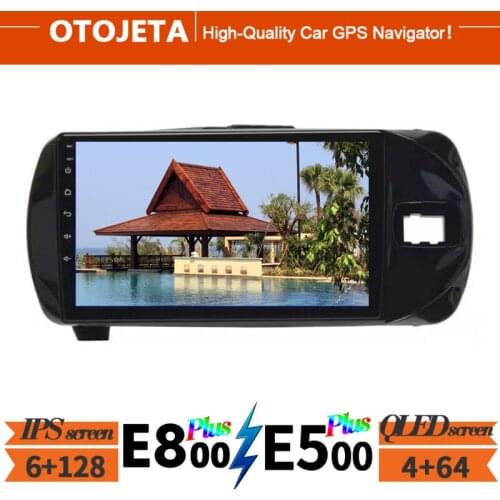 9" 2.5D Screen Car Multimedia Video Player For Toyota Vitz 2014 2019 Radio Dashboard Stereo GPS Navigation Android 11 2Din DVR