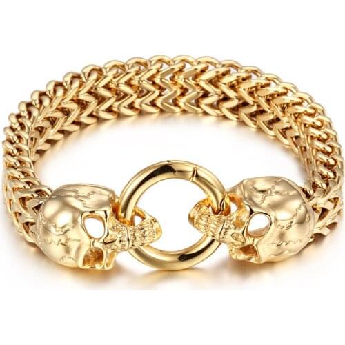 Lion Man Stainless Steel Jewelry Fashion Personality Punk Titanium Steel Bracelet