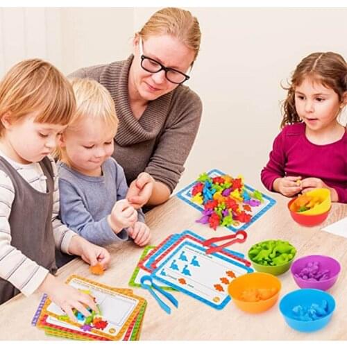 Children Interactive Supplies Educational Set Toys for Over 2 Year Old Kids Poker Game Inprove Intelligence Toys