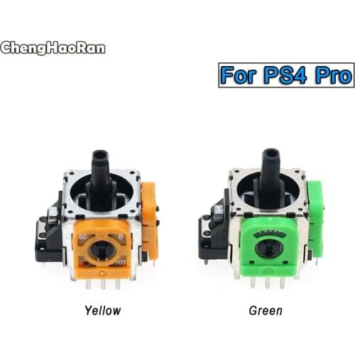 ChengHaoRan 2pcs Right/Left Joystick 3D Analog Stick Sensor for Playstation Dualshock 4 PS4 Pro Controller Repair Part