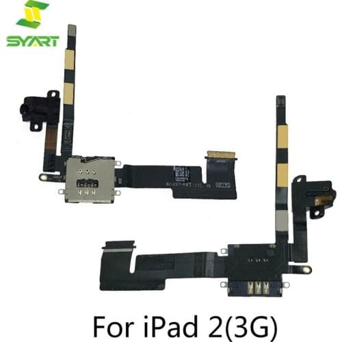 Audio Volume Headphone Audio Headset Jack Flex Cable For iPad 2 3G Version