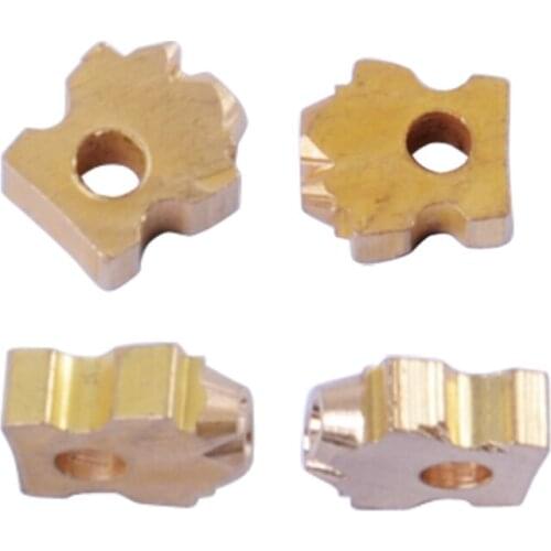 Brass hollow type 2.5*6.8*7mm english letters for printing coding machine (A-Z 2pcs,0-9 4pcs,symbols 8pcs,T-type)