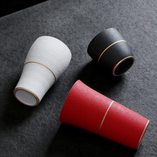 Japanese style frosted Phnom Penh ceramic water cup personality creativity rough Pottery Mug lovers cup coffee cup tea cup