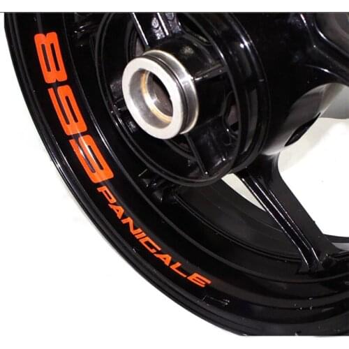 Motorcycle Wheel Sticker Decal Reflective Rim Bike Motorcycle Suitable for DUCATI 899 PANIGALE