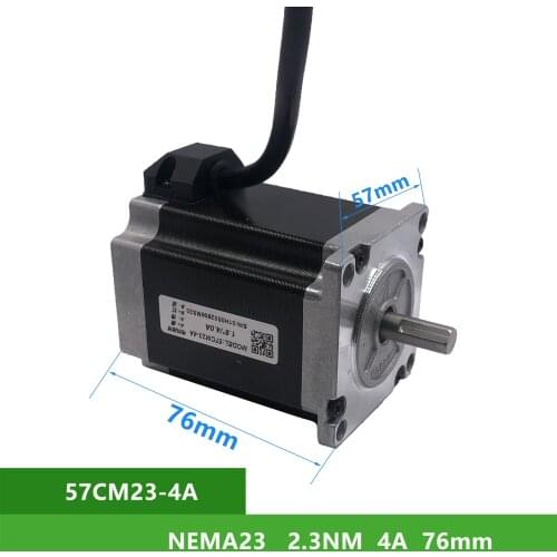 NEMA23 Leadshine 57CM23-4A 2.3Nm 4 2 phase Shaft Diameter 8mm