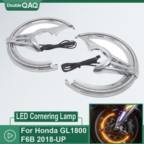 New Motorcycle Accessories Light Brake Disc Rotors Covers LED Cornering Lamp For Honda GL1800 Goldwing GL 1800 2018 2019 2020