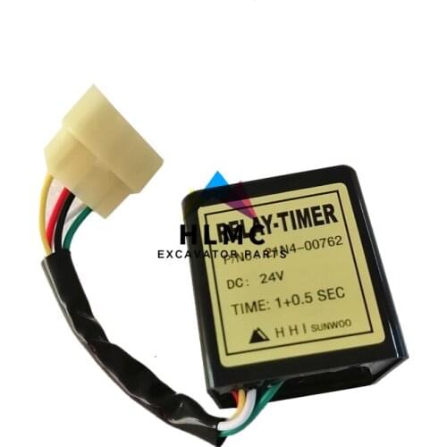 NEW Excavator R80-7 R210LC-7 R215LC-7 Timer Relay 21N4-00762 Time Delay Relays