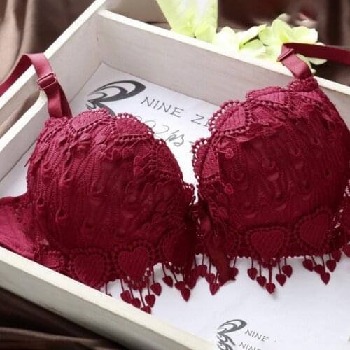 Solid Color Wireless Bras for Women Lingerie Lace Sexy Bralette Push Up Bra Plus Size Straps Backless Bras