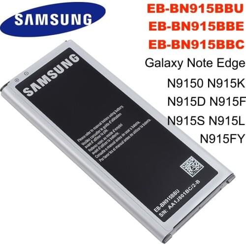Original Battery For SAMSUNG N915 EB-BN915BBE EB-BN915BBU EB-BN915BBC 3000mAh ForGalaxy Note Edge N9150 N915K N915D N915F + NFC