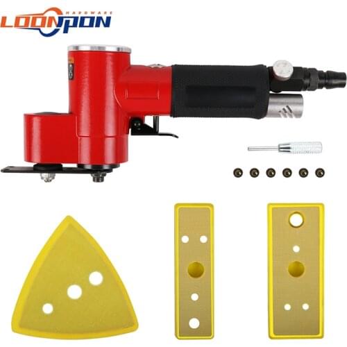 Pneumatic Sandpaper Polisher 15000RPM Triangle Air Random Orbital Sander Machine for Metal polishing