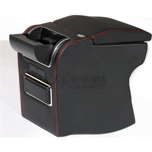 Free Punch Suit for MG 3 Car Armrest Car Armrest Box Factory 9 Function with USB Hidden Cup Seat No Drilling Consolle Box