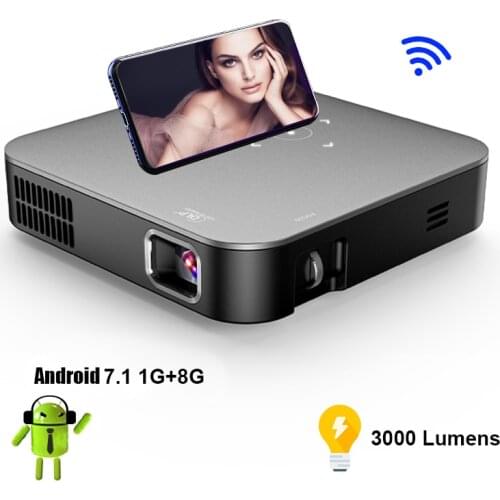 Android Projector 4k Wifi Mini Portable Projector Home theater projectors For home 1080P Phone Video 3D Beamer PR450011