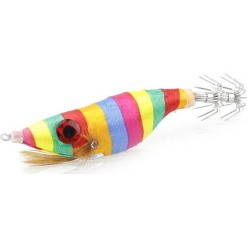 Bait 12 pieces/set of 6 colors, colorful, big eye shrimp bait, sea fishing, beach fishing, squid fishing Приманки рыболовные