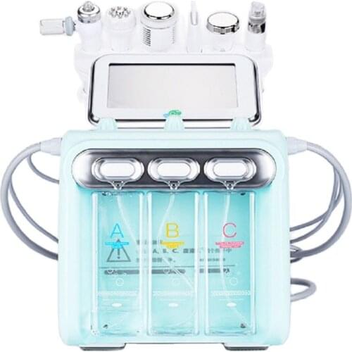 Pro 6 in 1 Hydra Dermabrasion Aqua Peel Clean Skin Care BIO Light RF Vacuum Face Cleaning Hydro Water Oxygen Jet Peel Machine