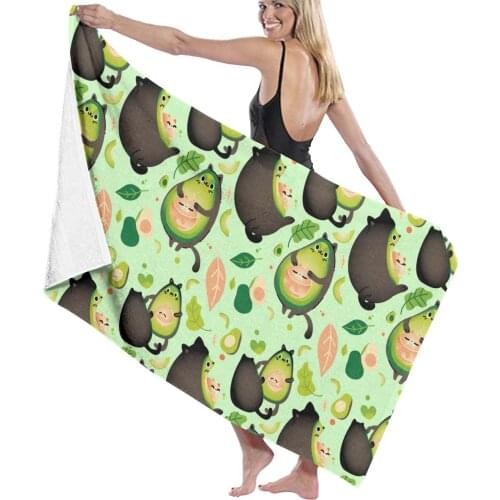Towel luxury super absorbent and quick-drying super large bath towelFruit Avocado super soft hotel bath towel