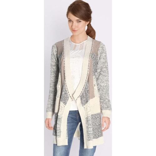 Fashion Spanish long cardigan knitted sweater in spring and Autumn
