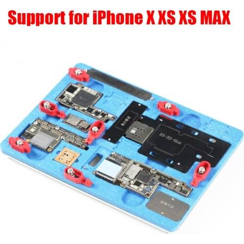 High Temperature Resistance PCB Holder Fixture Work Station for iPhone X XS XS MAX Motherboard Planting Tin With BGA Stencil