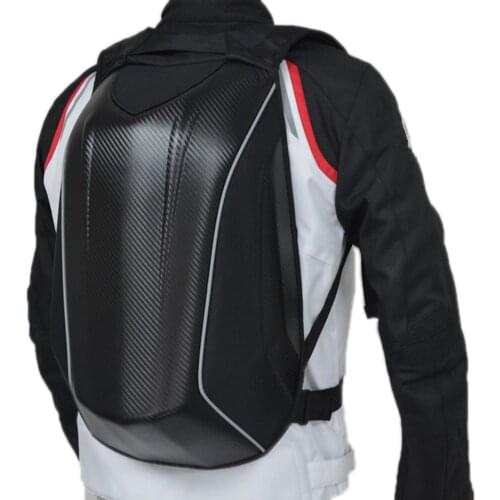 Motorcycle Hard Case Bag Cycling Backpack Motorcycle Carbon Fiber Racing Backpack Waterproof Luggage Bags Moto Magnetic Tankbag