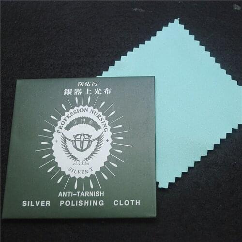 8PCS Silver Polishing Cloth Anti- Tarnish Cotton Material Lightly Tarnished Lasting Protection Your Jewelry Free Shippi