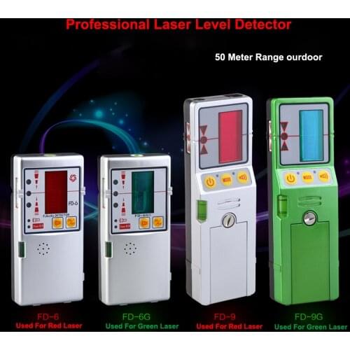 50m Automatic High Precision Red And Green Laser Level Detector For Laser Level
