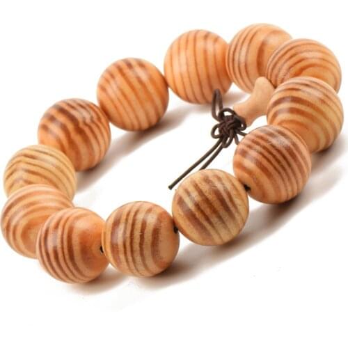 Agathis albaPrayer Beads Bracelet Elastic Blood dragon Wood Buddha Bracelet Buddhist Prayer beads for Men Women 15/18/20MM