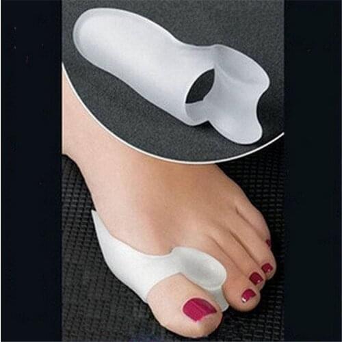 1Pair Gel Silicone Foot Care Tool Bunion Corrector Toes Protector Hallux Valgus Orthopedic Pad Straightener Toe Spreader