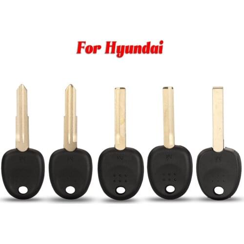 Jingyuqin For Hyundai Accent Sonata NF Elantra Accent Coupe Getz H-1 Lavita TiburonTucson Verna Transponder Blank Car Key Shell