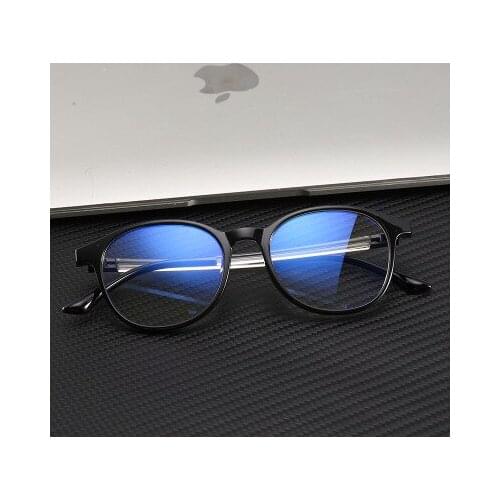 Computer Anti Blue Light Glasses Frame Women Eye Protection Anti Radiation Eyeglasses Men anti blue rays no degree flat glasses