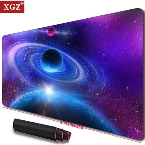 XGZ Starry Sky Universe Mouse Pad Game Accessories Table Mat Portable Computer Game Pad Large XXL Non-slip, for Notebook Pad