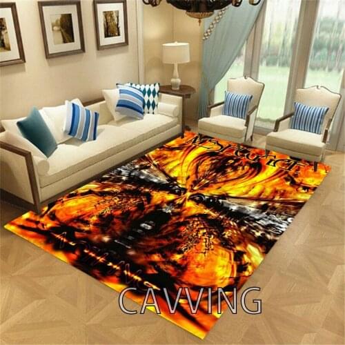 Meshuggah 3D Printed Carpets Soft Flannel Rug Mat Rugs Anti-slip Large Rug Carpet Home Decoration for Living Room Bedroom