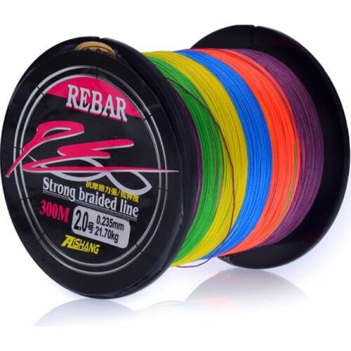 Power Pulling Fishing Line 300m 8 Strand Braided Multicolored Fishing Gear Lure Line Pesca Carp Fishing Braid Wire