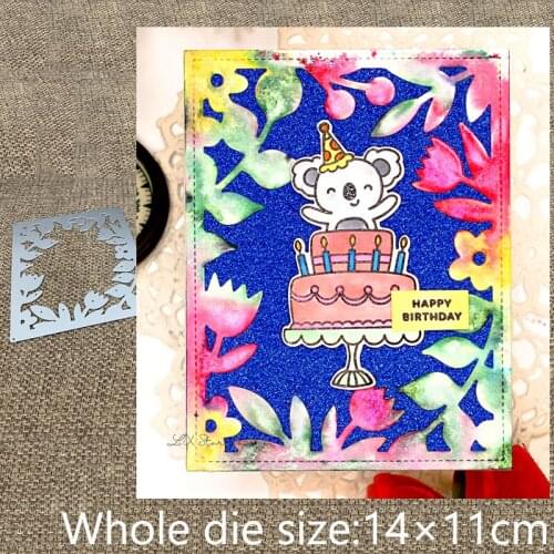 XLDesign Craft Metal Cutting Dies stencil mold Spring Frame decoration scrapbook Album Paper Card Craft Embossing die cuts