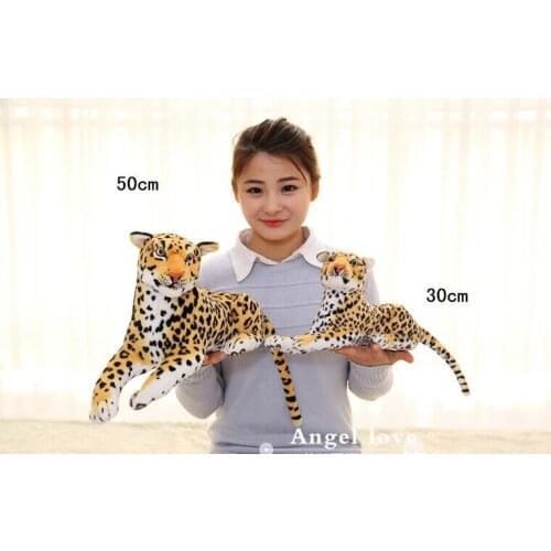 Lovely animal plush toys imitate leopard stuffed toys gift about 50cm&30cm 0486