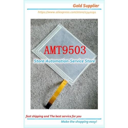 New Touch Screen Glass Panel Use For AMT-4-wire AMT9503 AMT-9503