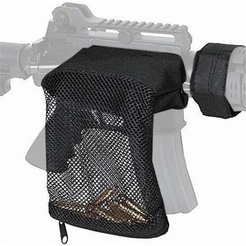 Hunting Tactical M4 Military Army Shooting Brass AR15 Bullet Catcher Rifle Mesh Trap Shell Catcher Wrap Around Zipper Bag