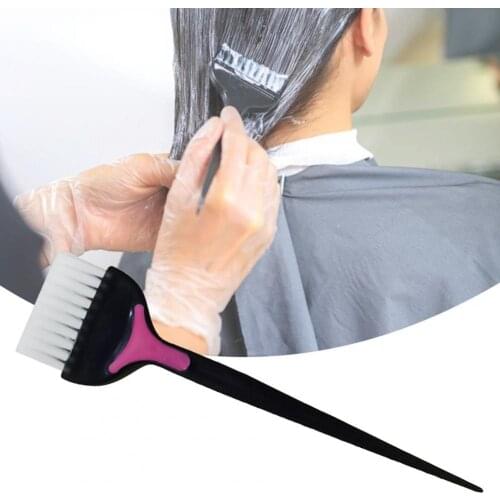 Hair Dye Brush Eco-friendly Anti-deform Plastic Hair Tint Colorant Comb for Barbers Shop Hair Tint Dying Coloring Applicator