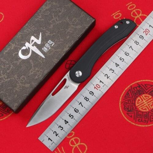 CH3015 New Folding Knife G10+ Steel Handle D2 Blade Outdoor Camping Hunting Survive Fruit Pocket Multifunctional EDC Tool