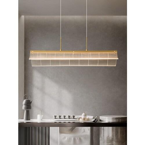 Modern LED pendant lights Dining room lamp copper lamps home decor lustre counter lights indoor lighting designer Chandelier