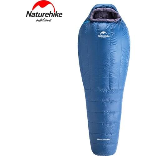 Naturehike Winter Camping Sleeping Bags 800 Fill Power 90% Goose Down Sleeping Bag with Compression Sack - adult Mummy Bag
