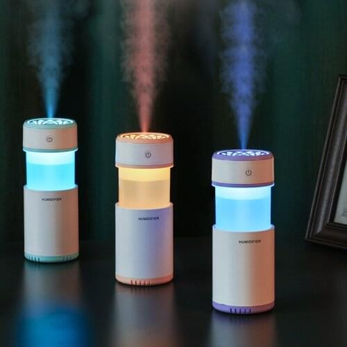 New 200ML Car Essential Oil Diffuser Mini Ultrasonic Pulling humidifier LED Night Light USB Aromatherapy Fogger humidifier