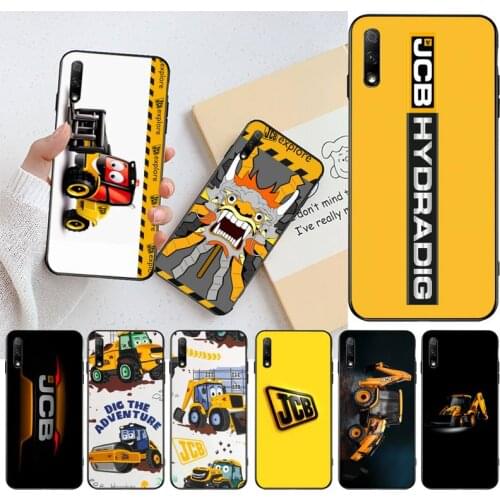 YJZFDYRM JCB excavator Luxury Unique Phone Cover for Huawei Honor 30 20 10 9 8 8x 8c v30 Lite view pro