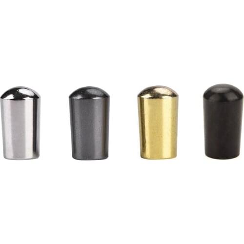1pcs/3pcs Metal Guitar Switch Tip 4mm, 3 Way Toggle Switch Knob Tip Cap Copper for LP EPI Electric Guitar