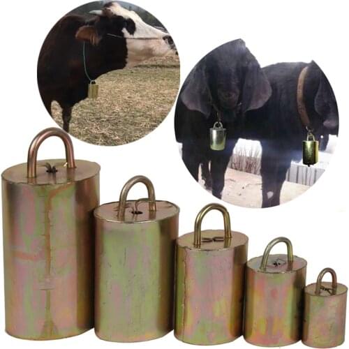 1PCS goat sheep horse cattle dog ring bell loud identification collar grazing copper bells crisp track copper management tools