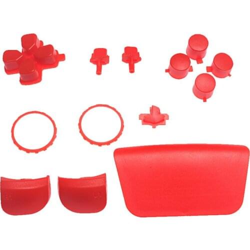 12 Pcs Gamepad Replacement Button For PS5 Controller Button Joystick Thumb Stick Grip Key Gamepad Shell Replacement Parts Set