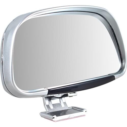 2pcs Vehicle Universal Wide Angle RearView Mirrors Car Side Blindspot Blind Spot Mirror Square SideView Flat Mirror