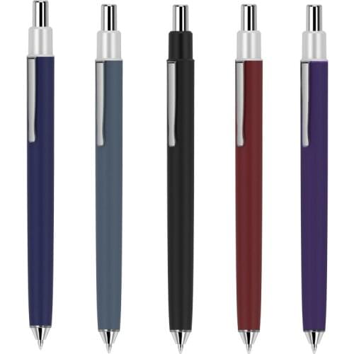 200pcs/lot Multi color spray glue metal ball pen custom logo promotional wholesale ballpoint pen