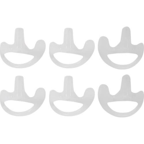 3 Pairs Transparent Silicone Soft Earbud for Walkie Talkie Covert Acoustic Tube Earpiece Small/Middle/Large J6116Z