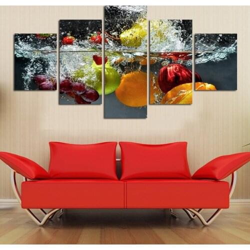5 Panel Wall Art Painting print On Canvas Picture Modern Fruit Pictures Hd Kitchen home decor No Frame